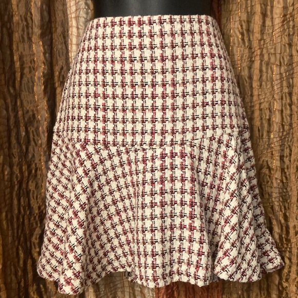 Maeve Anthropologie houndstooth skirt - Picture 3 of 7
